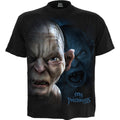 LOTR - GOLLUM - MY PRECIOUSSS - Front Print T-Shirt Black