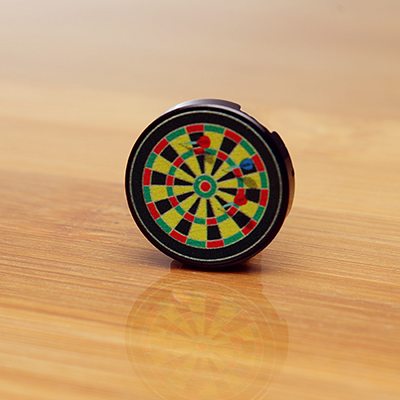 Dartboard w/ Darts - Custom Printed 2x2 Round Tile