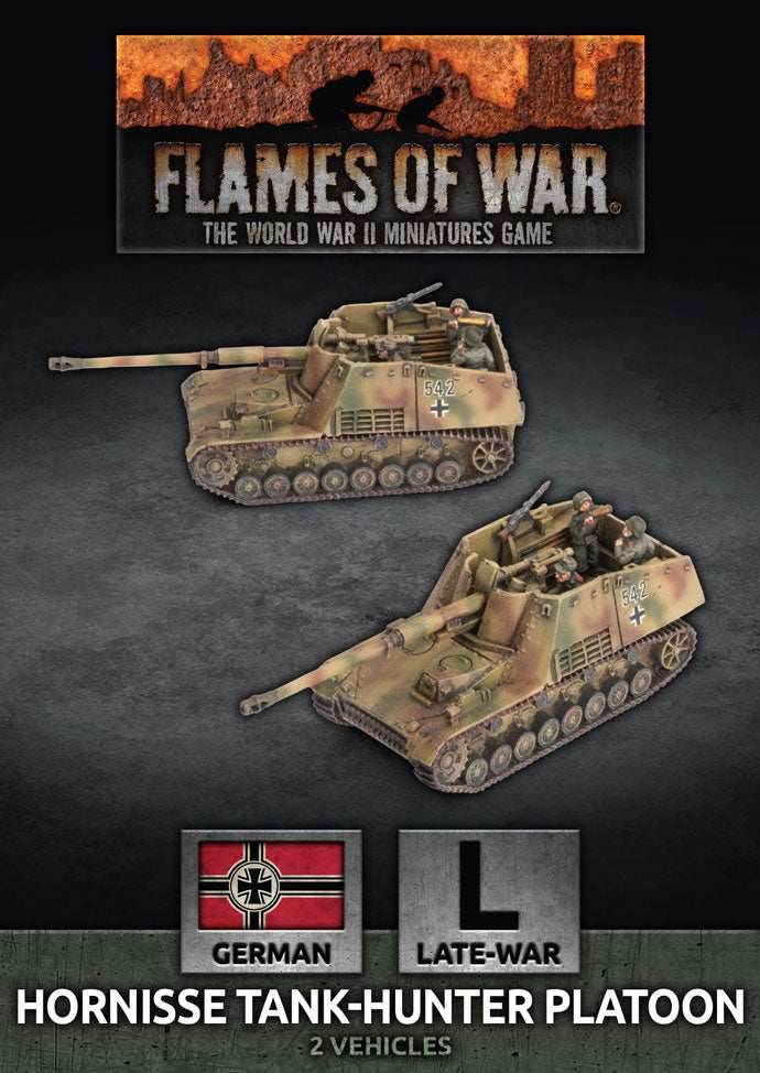 Flames of War: German Hornisse Tank-hunter Platoon (Late War) - 