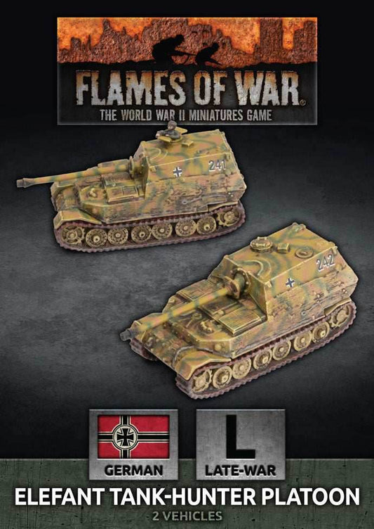 Flames of War: German Elefant Tank-Hunter Platoon (Late War) - 