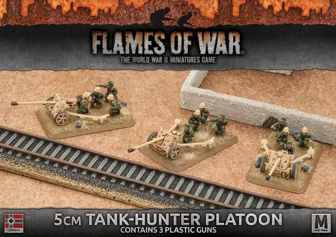 Flames of War: German 5cm Tank-Hunter Platoon (Mid War-Afrika Korps) - 