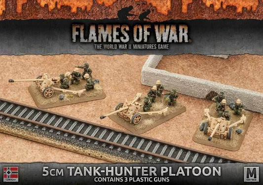 Flames of War: German 5cm Tank-Hunter Platoon (Mid War-Afrika Korps) - 