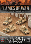 Flames of War: German SD KFZ 10/4 Light AA Platoon (Mid War-Afrika Korps) - 