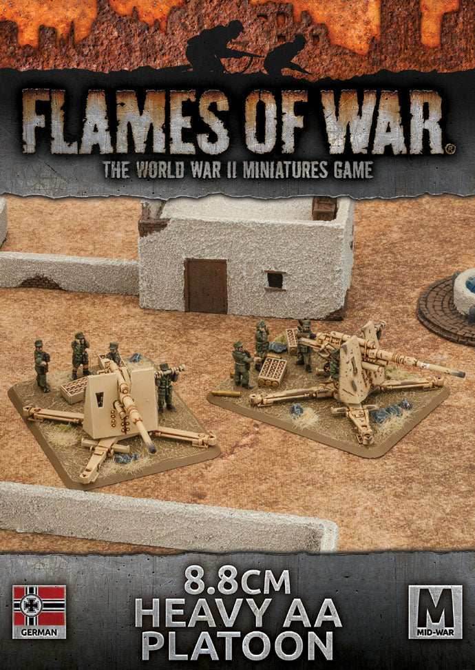 Flames of War: German 8.8cm Heavy AA Platoon (Mid War-Afrika Korps) - 
