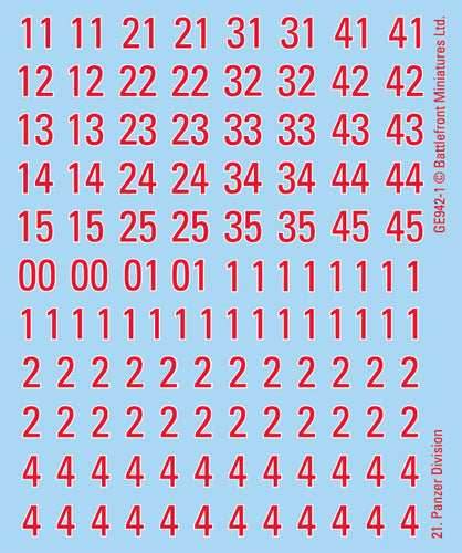 Flames of War: German DAK Decals - 