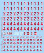 Flames of War: German DAK Decals - 