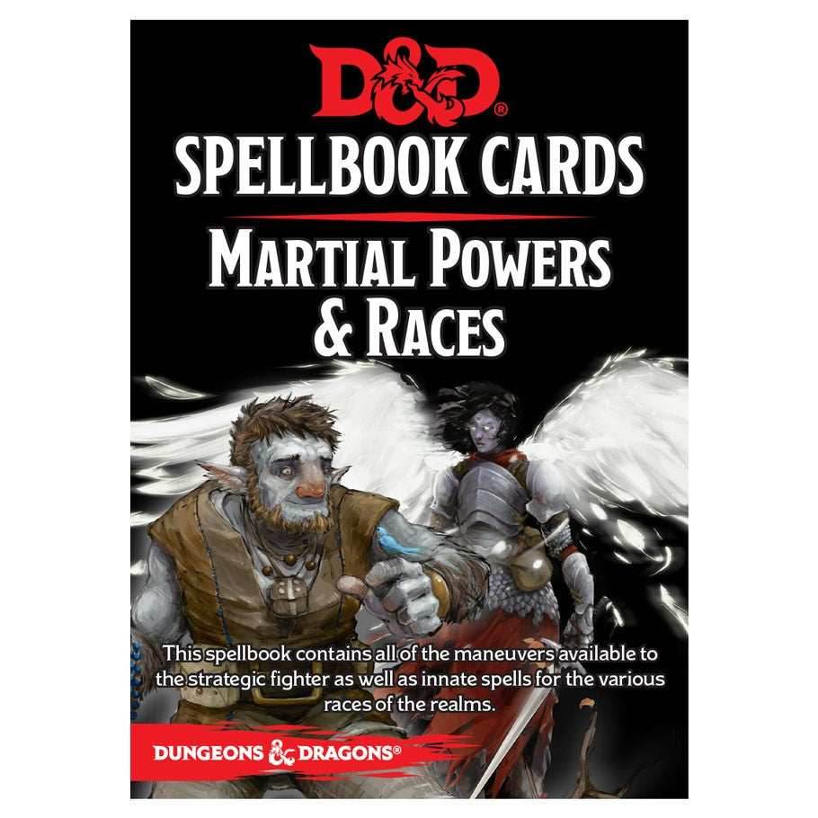 D&D Spellbook Cards: Martial Powers & Races - 