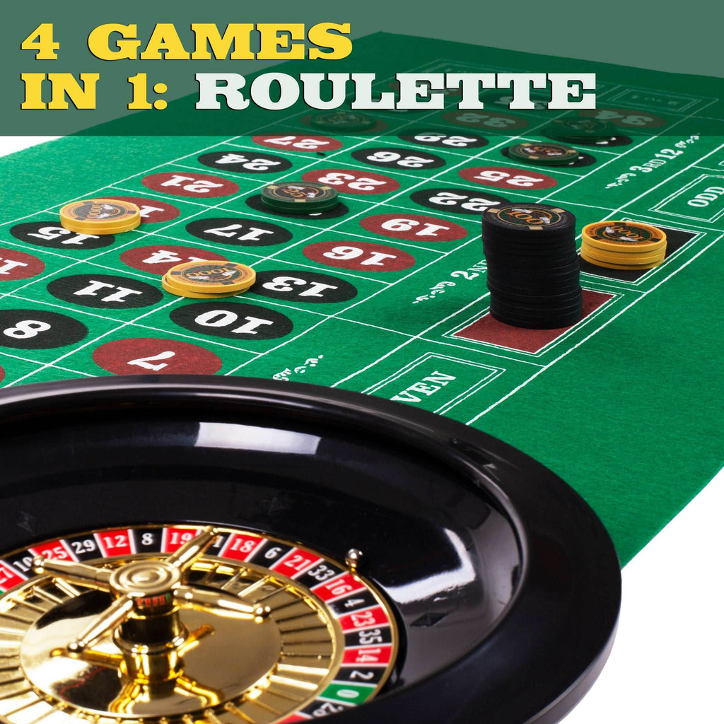 Casino Game Night: 4 Games in 1 - 