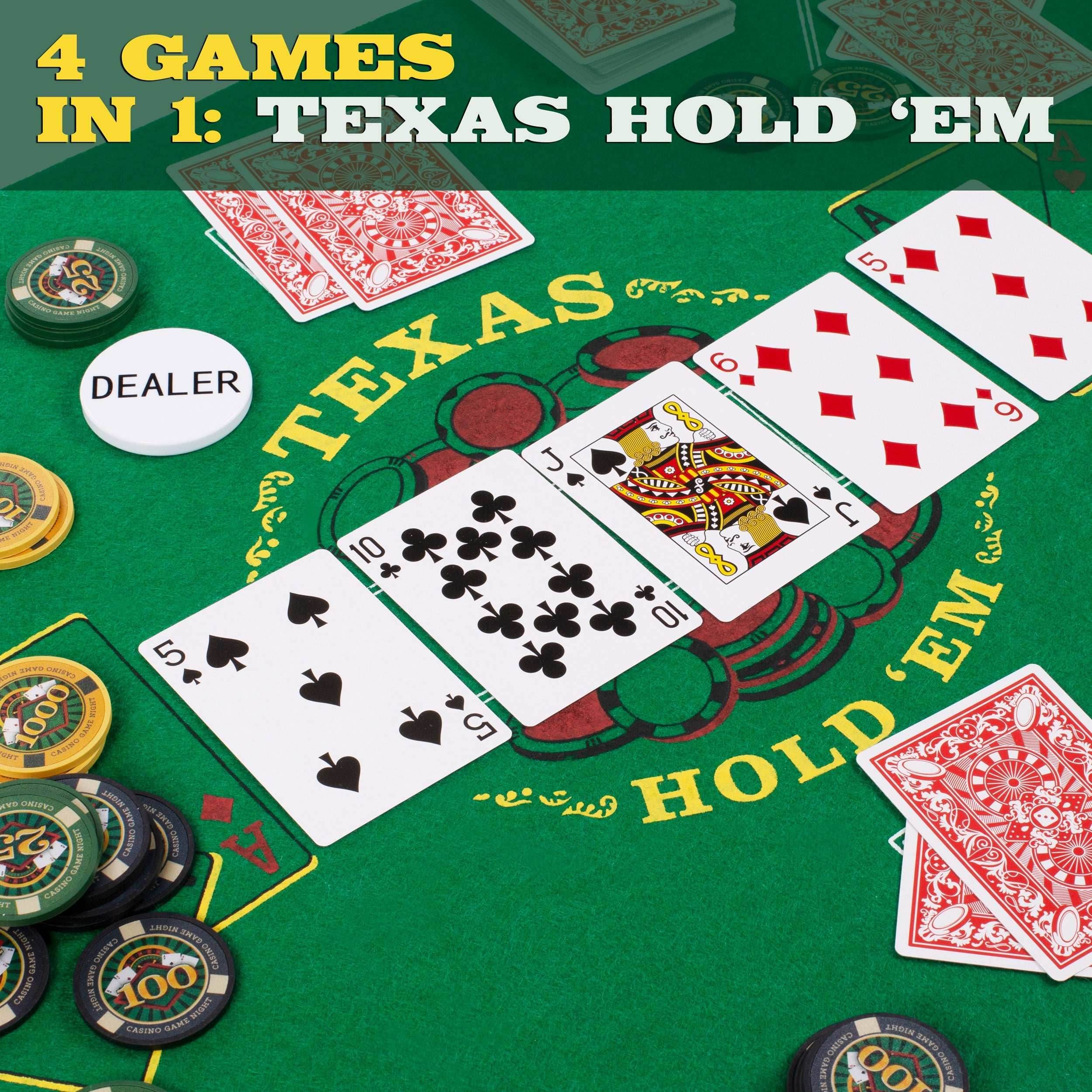 Casino Game Night: 4 Games in 1 - 