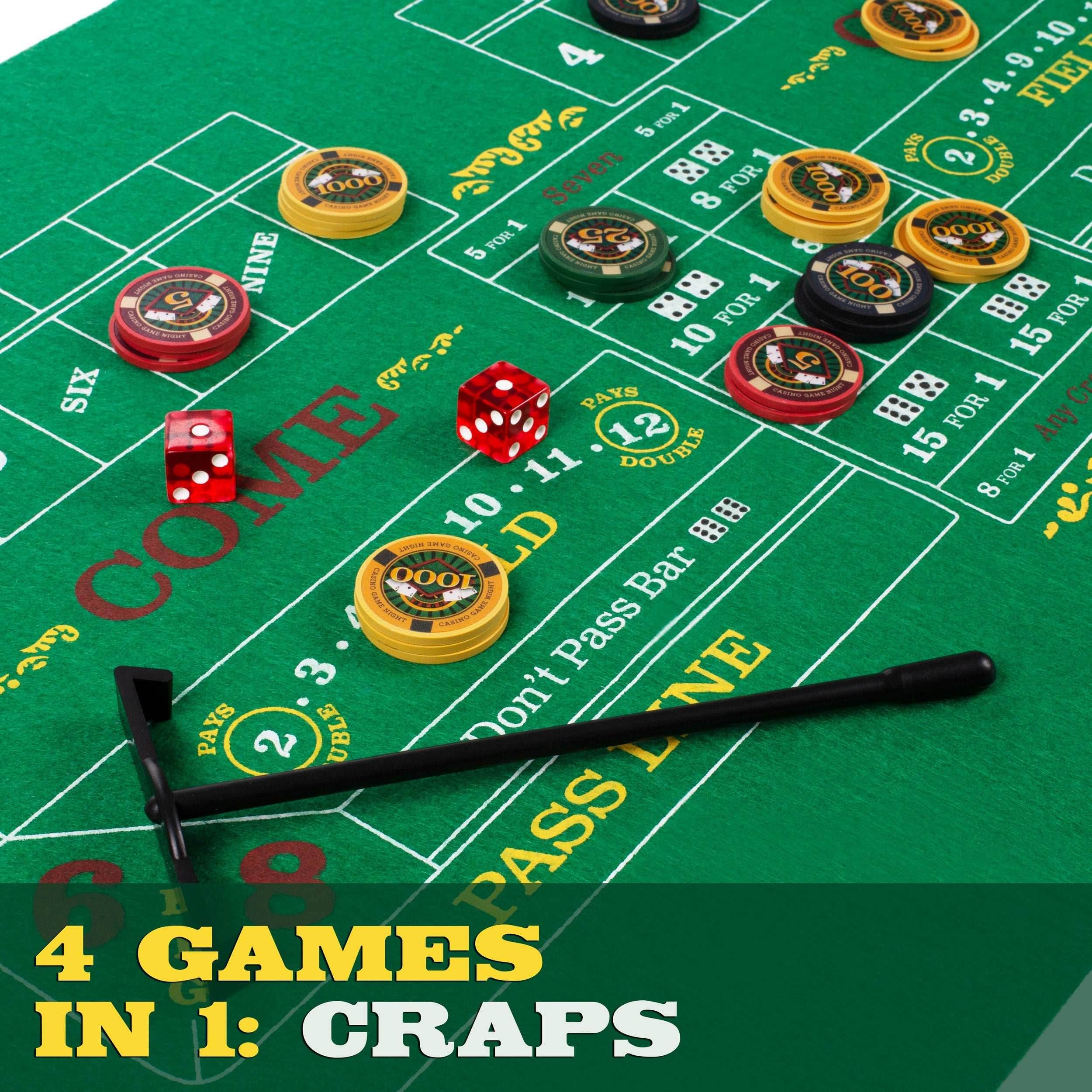 Casino Game Night: 4 Games in 1 - 