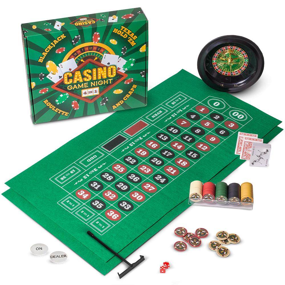 Casino Game Night: 4 Games in 1 - 