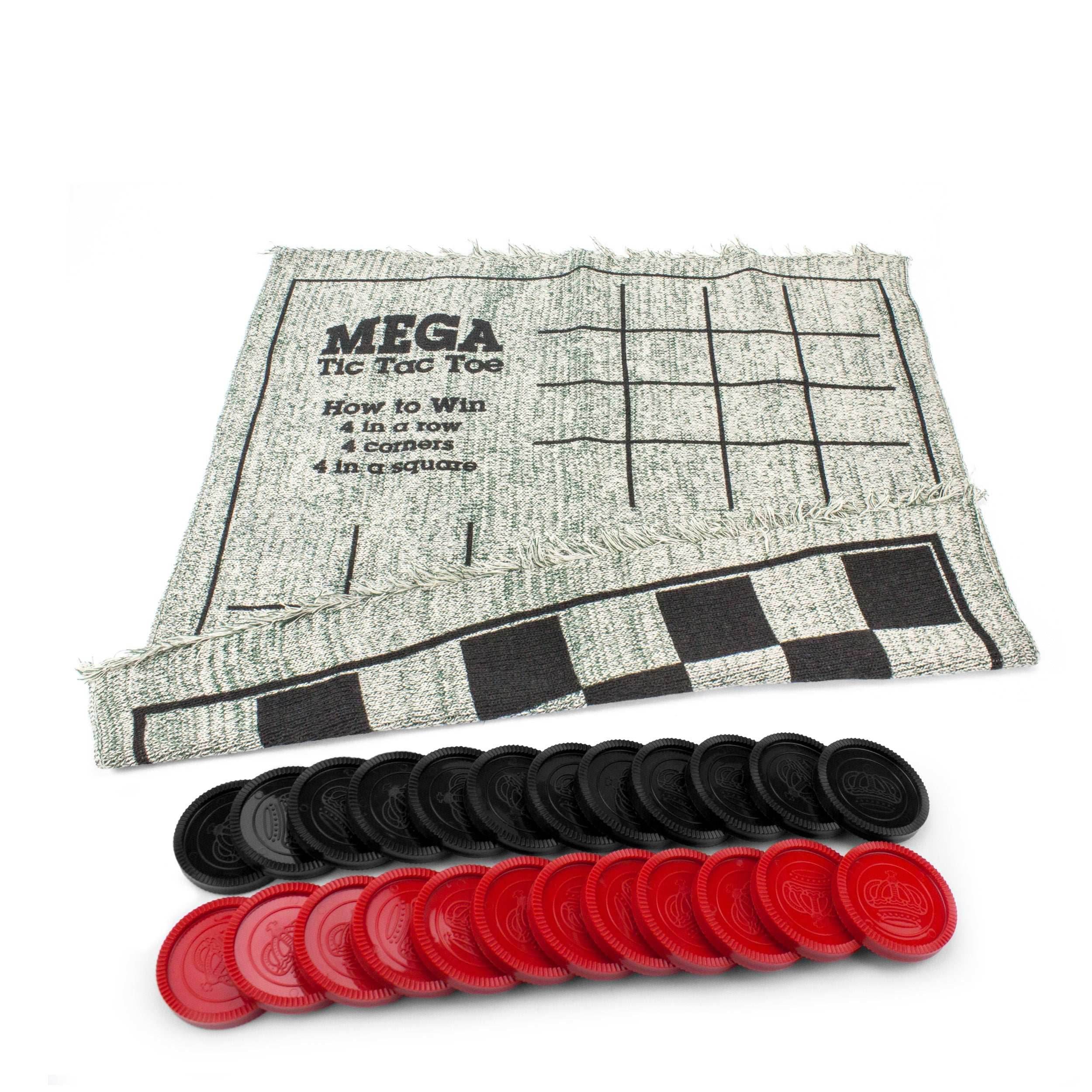 3-in-1 Giant Checkers Rug - 
