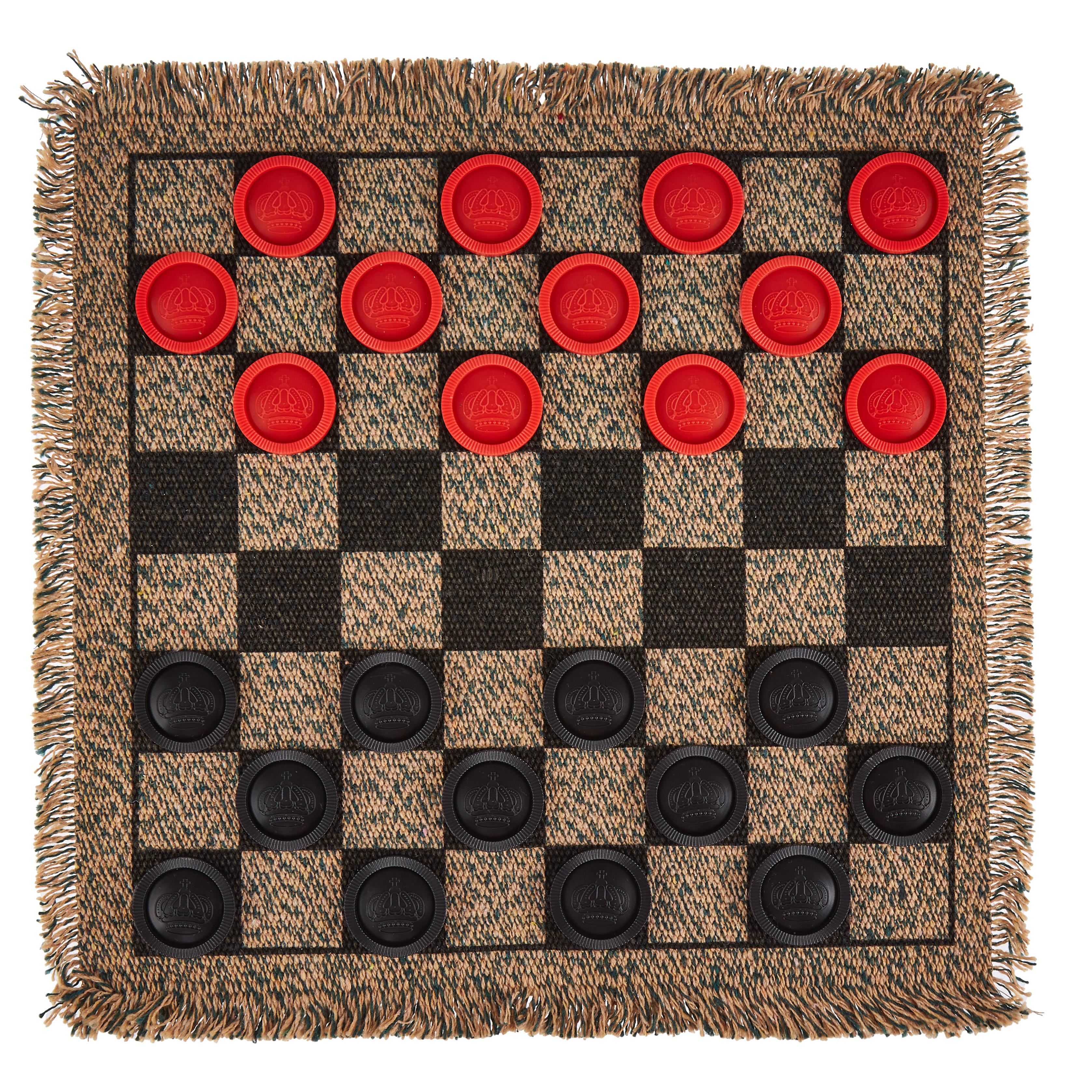 3-in-1 Mini Checkers Rug