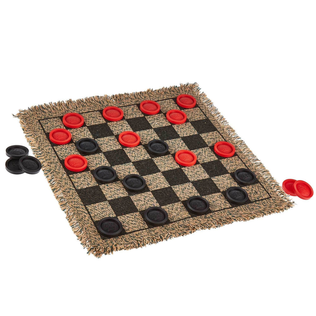 3-in-1 Mini Checkers Rug - 