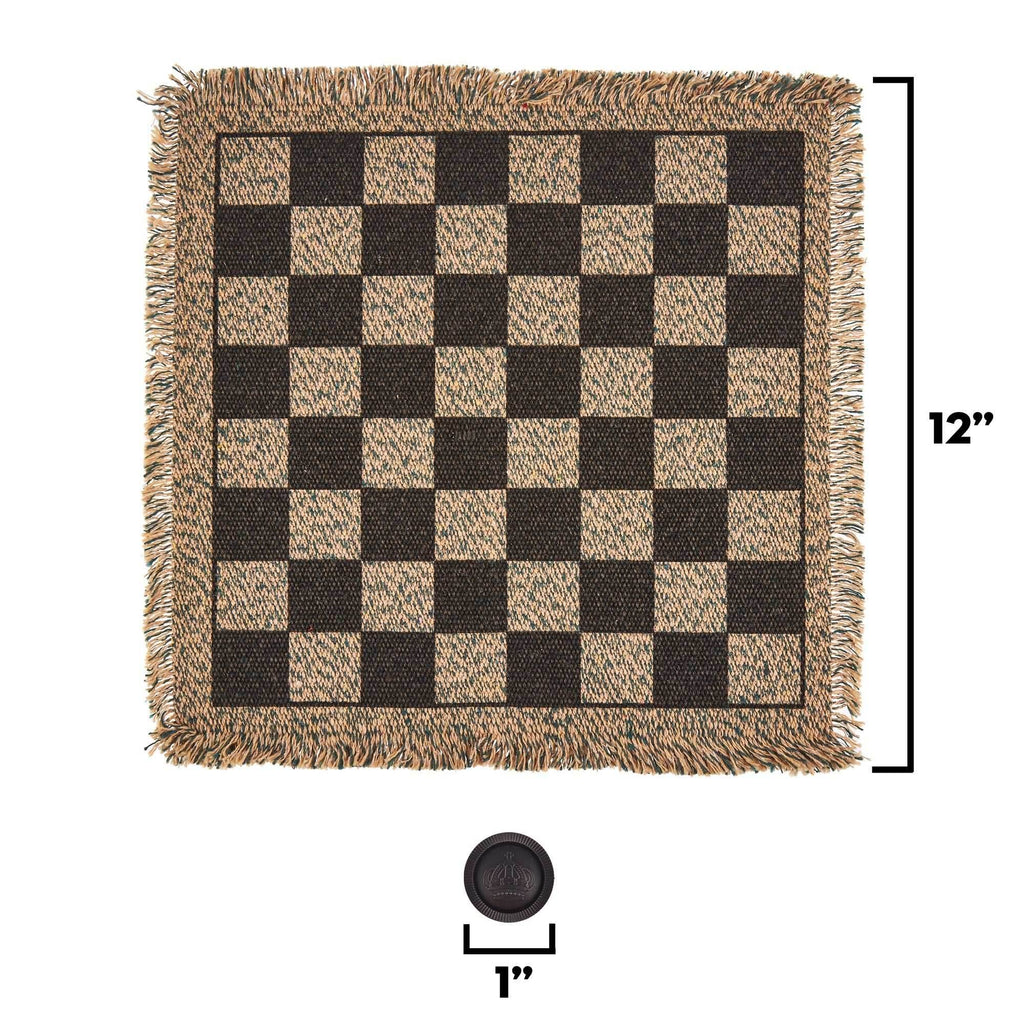 3-in-1 Mini Checkers Rug - 