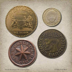 House Baratheon Set of Four Coins - 