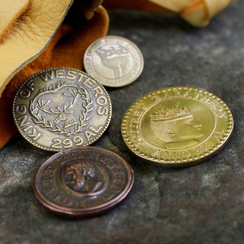 House Baratheon Set of Four Coins - 