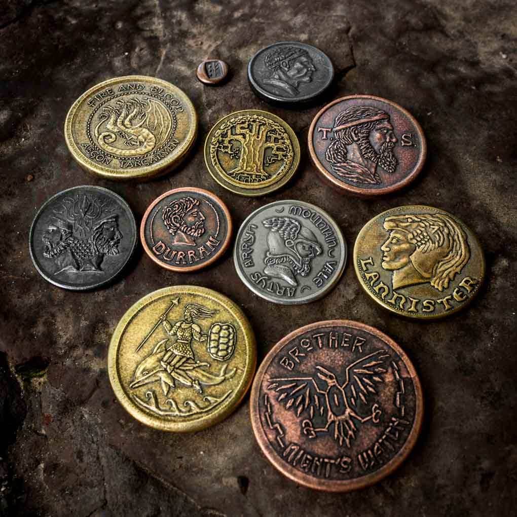 Set of 11 Pre-Conquest Westeros Coins - 