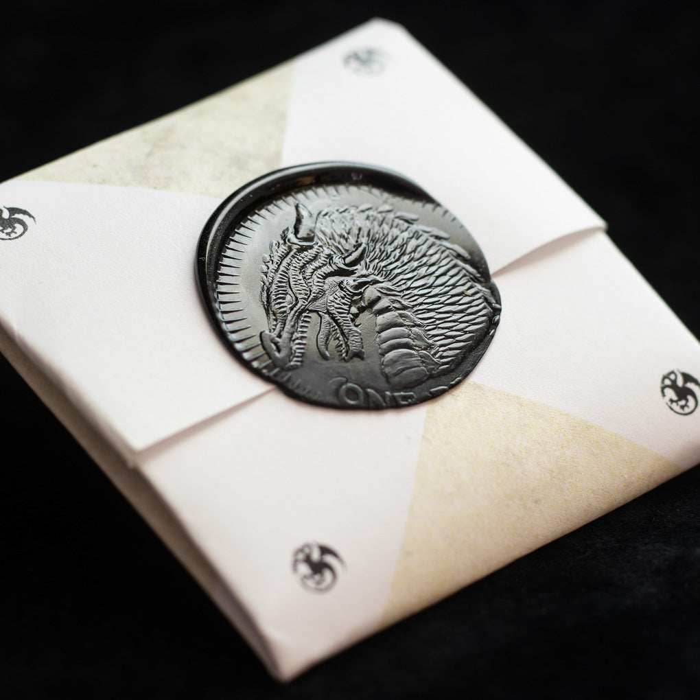 Viserys I Targaryen Golden Dragon in solid brass - 