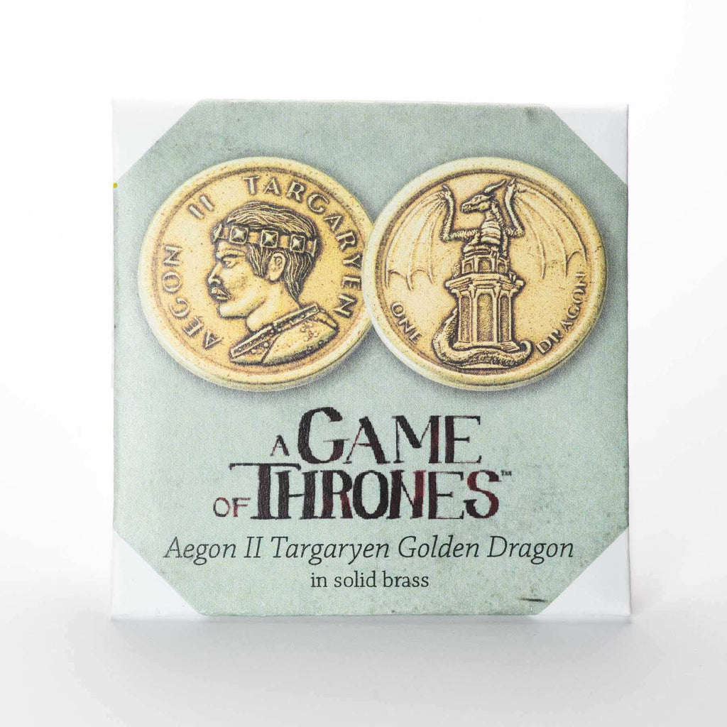 Aegon II Targaryen Golden Dragon Coin - 