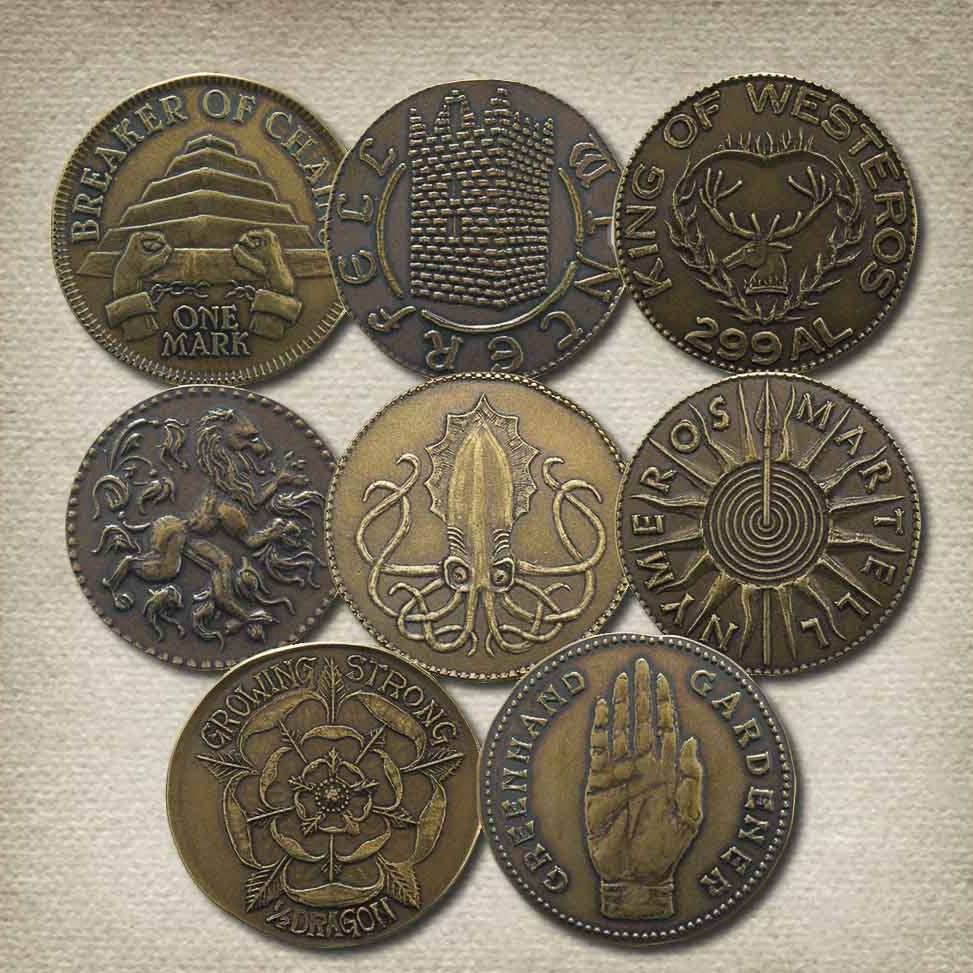Set of Eight Houses - Half-Dragons - 