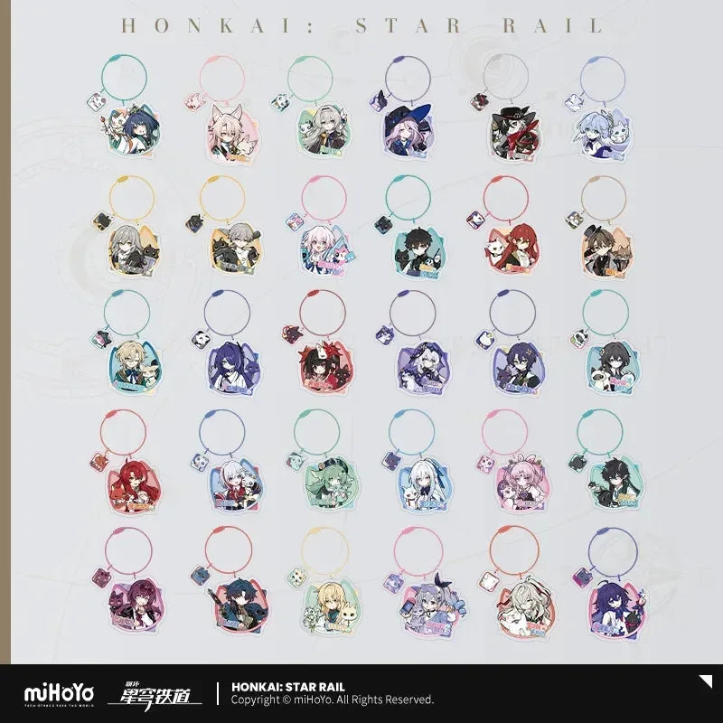 Little Cat Series Acrylic Keychain Honkai: Star Rail
