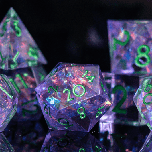 Galactic Shatter Sharp-Edged Resin Dice Set 'PRE-ORDER | SPRING EVENT DEAL' - 