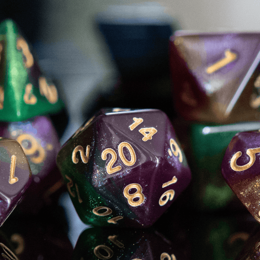 Galactic Void Acrylic Dice Set - 