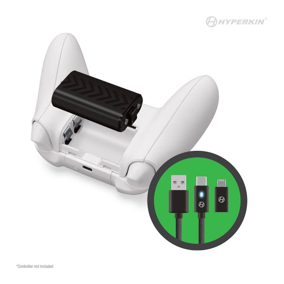 Game N' Charge Battery Kit (Black) Compatible With Xbox Series X® / Xbox Series S®/ Xbox One - 