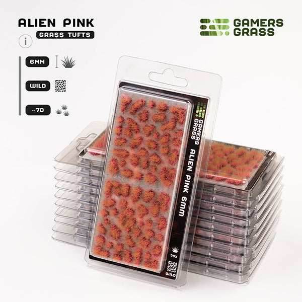Gamers Grass Tufts: Alien Tufts- Pink 6mm- Wild - 
