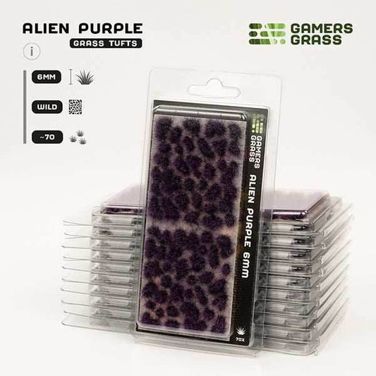 Gamers Grass Tufts: Alien Tufts- Purple 6mm- Wild - 