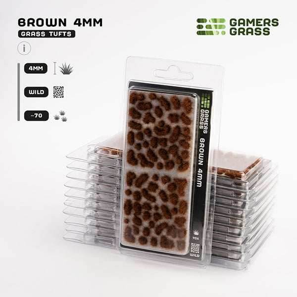 Gamers Grass Tufts: Brown 4mm- Wild - 