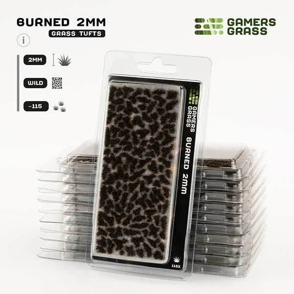 Gamers Grass Tufts: Burned 2mm- Wild - 