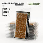 Gamers Grass Tufts: Copper Brown 2mm- Wild - 