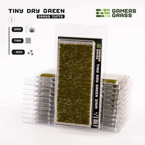 Gamers Grass Tufts: Dry Green- Tiny - 