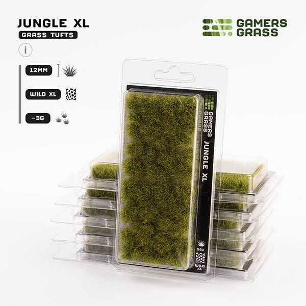Gamers Grass Tufts: Jungle XL 12mm- Wild XL - 