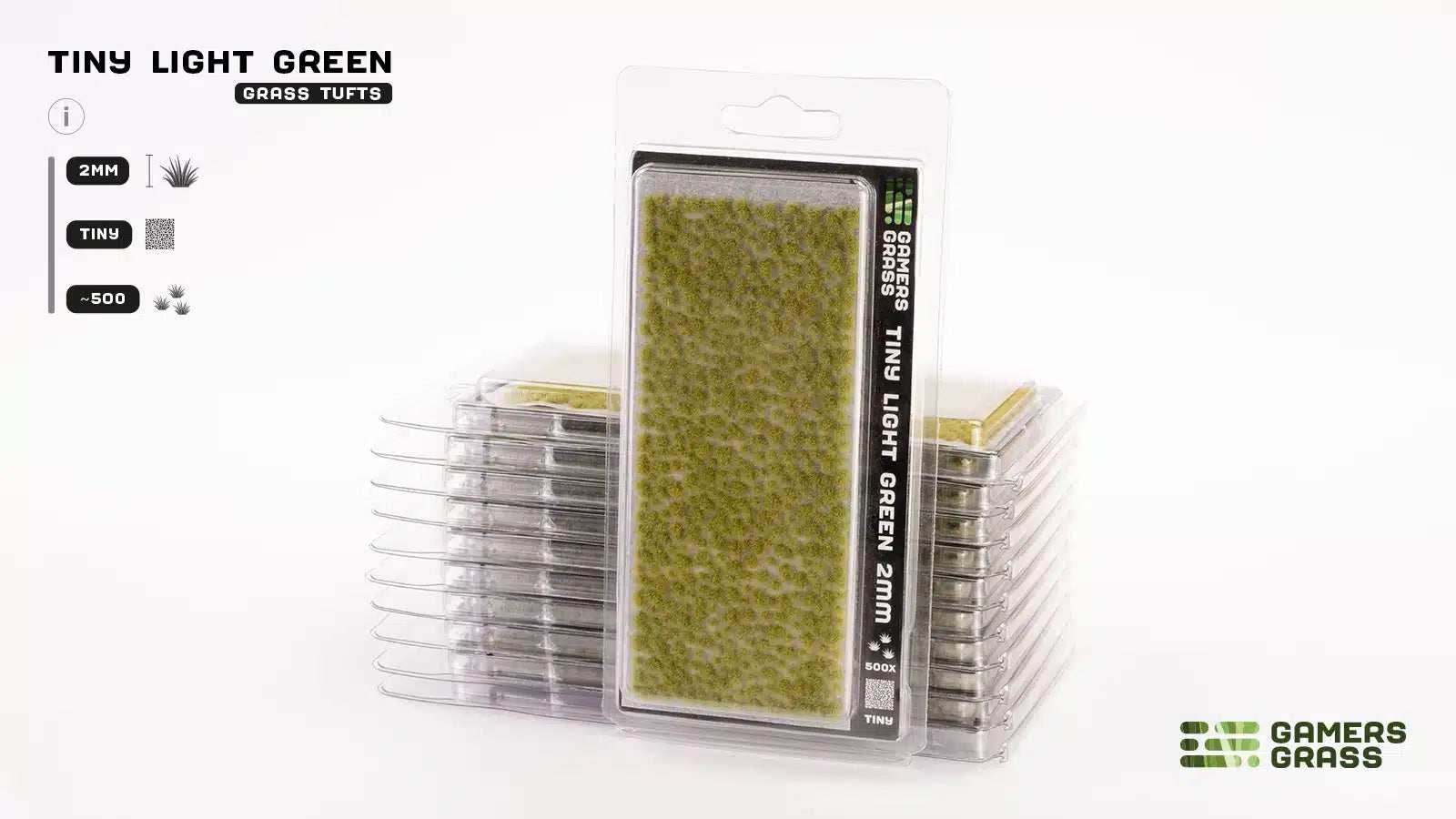 Gamers Grass Tufts: Light Green- Tiny - 