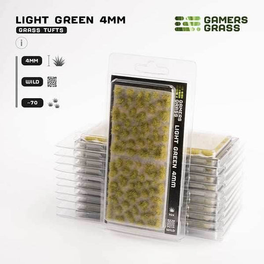 Gamers Grass Tufts: Light Green 4mm- Wild - 