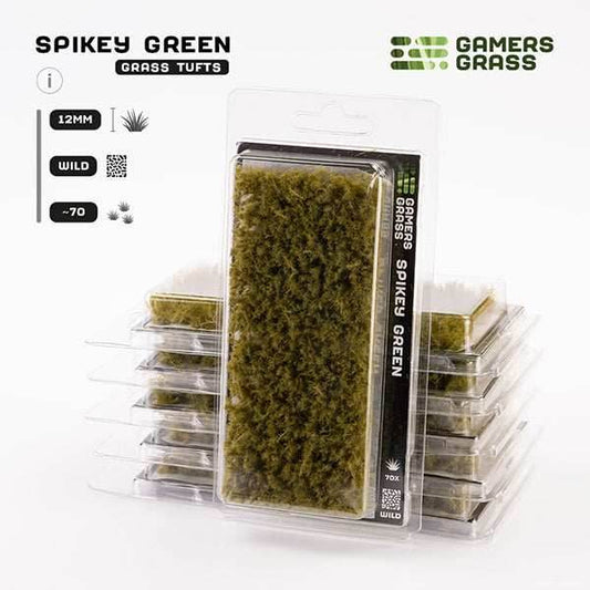 Gamers Grass Tufts: Spikey Green 12mm- Wild - 