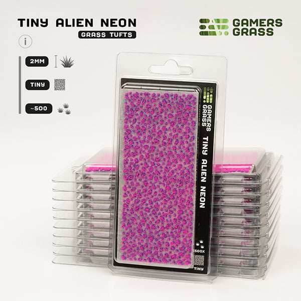 Gamers Grass Tufts: Tiny Alien Tufts- Neon 2mm - 