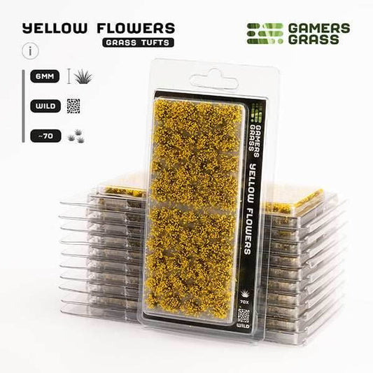 Gamers Grass Tufts: Yellow Flowers- Wild - 