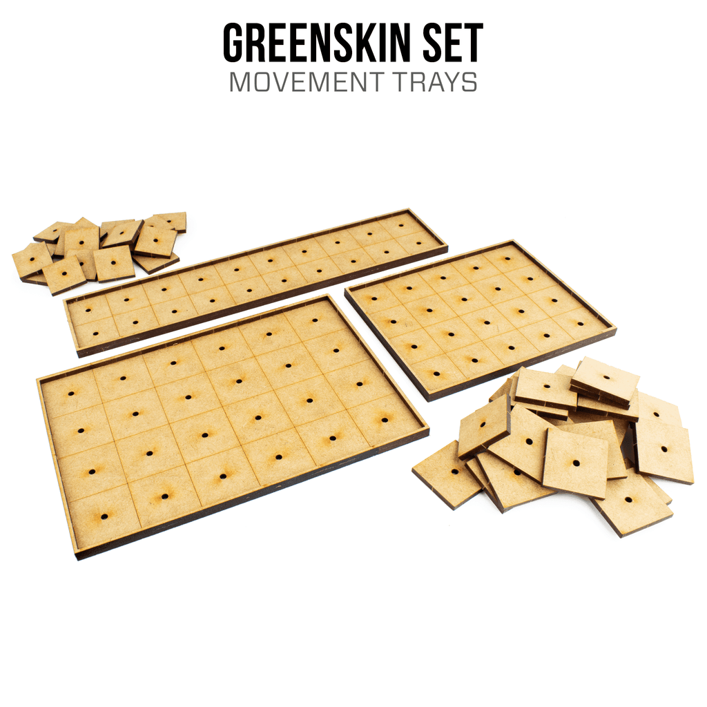 Movement Tray Set (Greenskin) - Blank