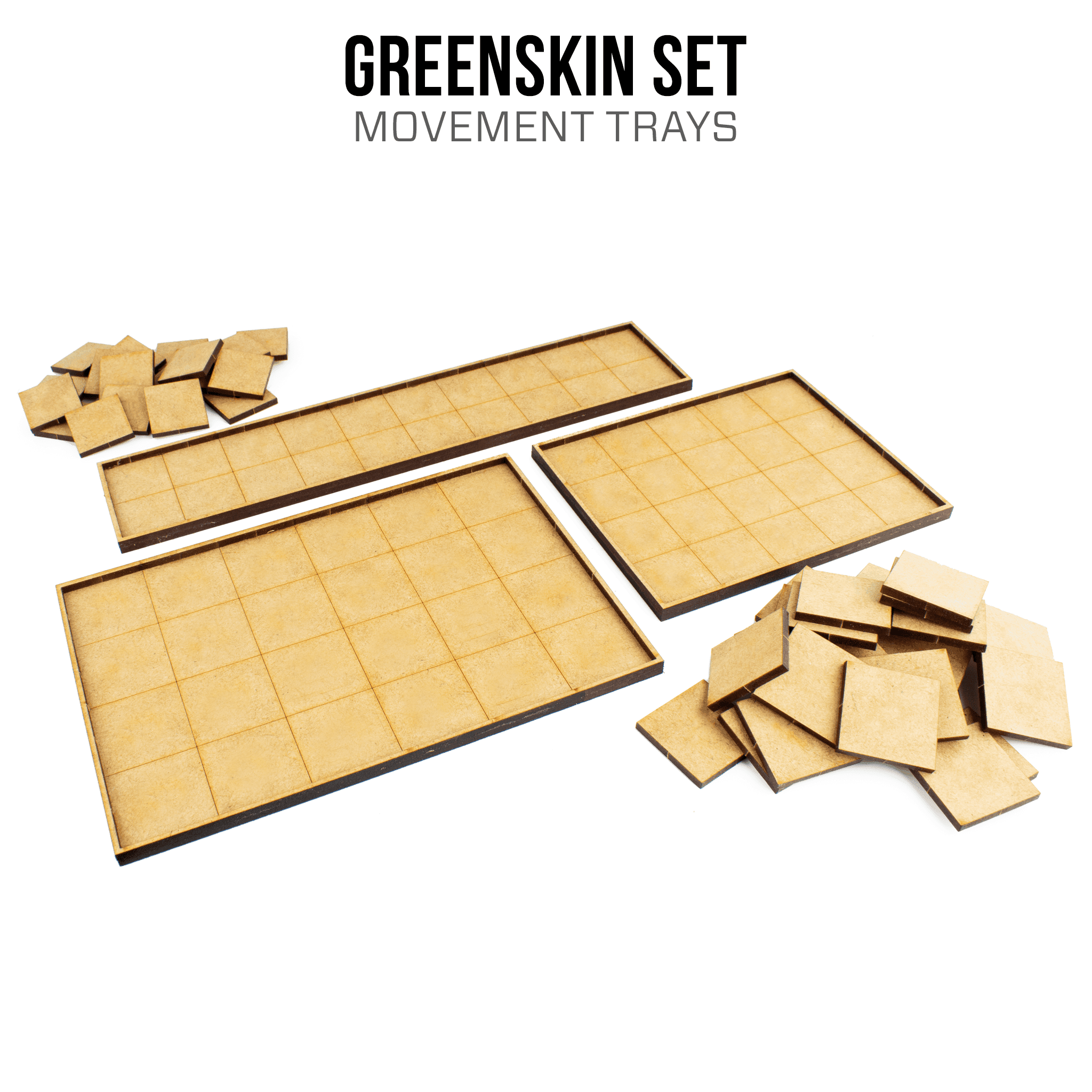 Movement Tray Set (Greenskin) - Blank