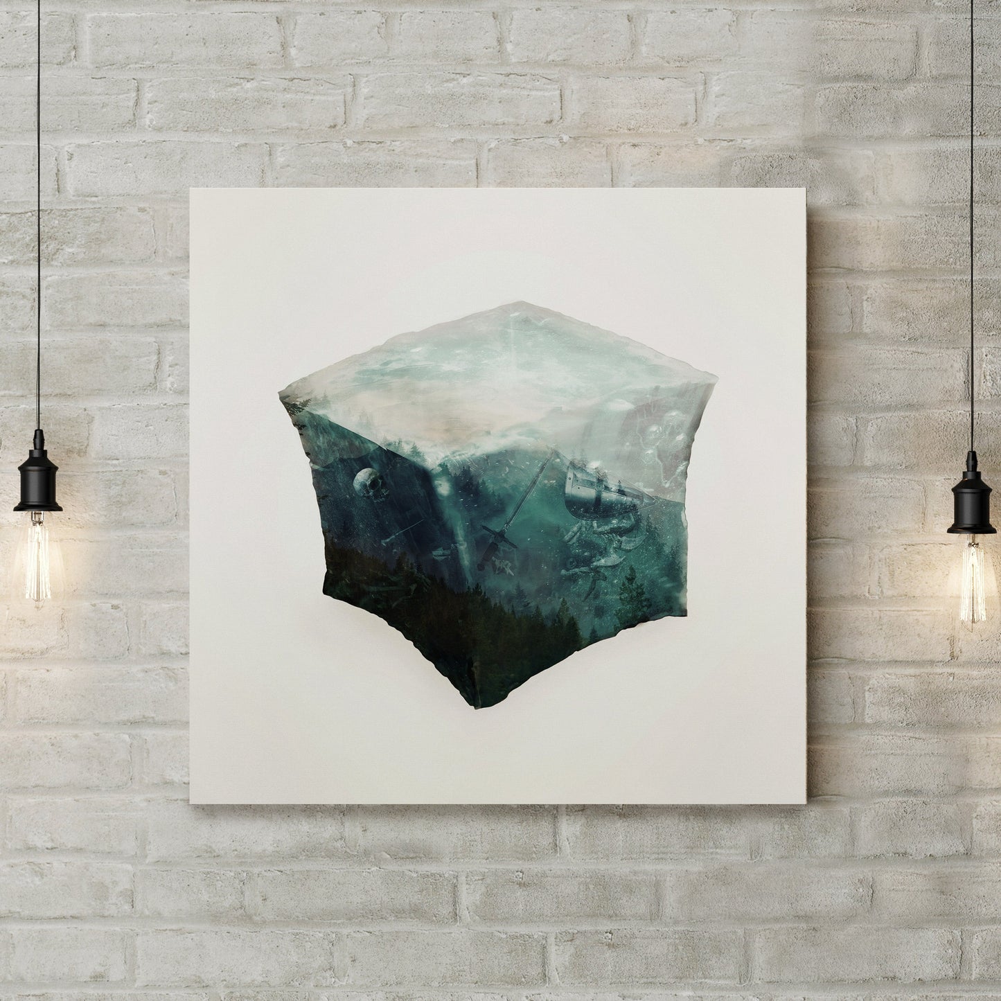 Gelatinous Cube D&D Canvas Artwork