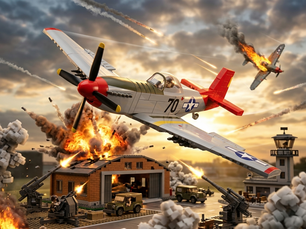 WWII - P-51D Mustang - Mil-Blox