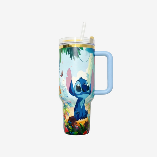 40oz Insulated Tumbler with Handle - Limited Edition Thermos Cup