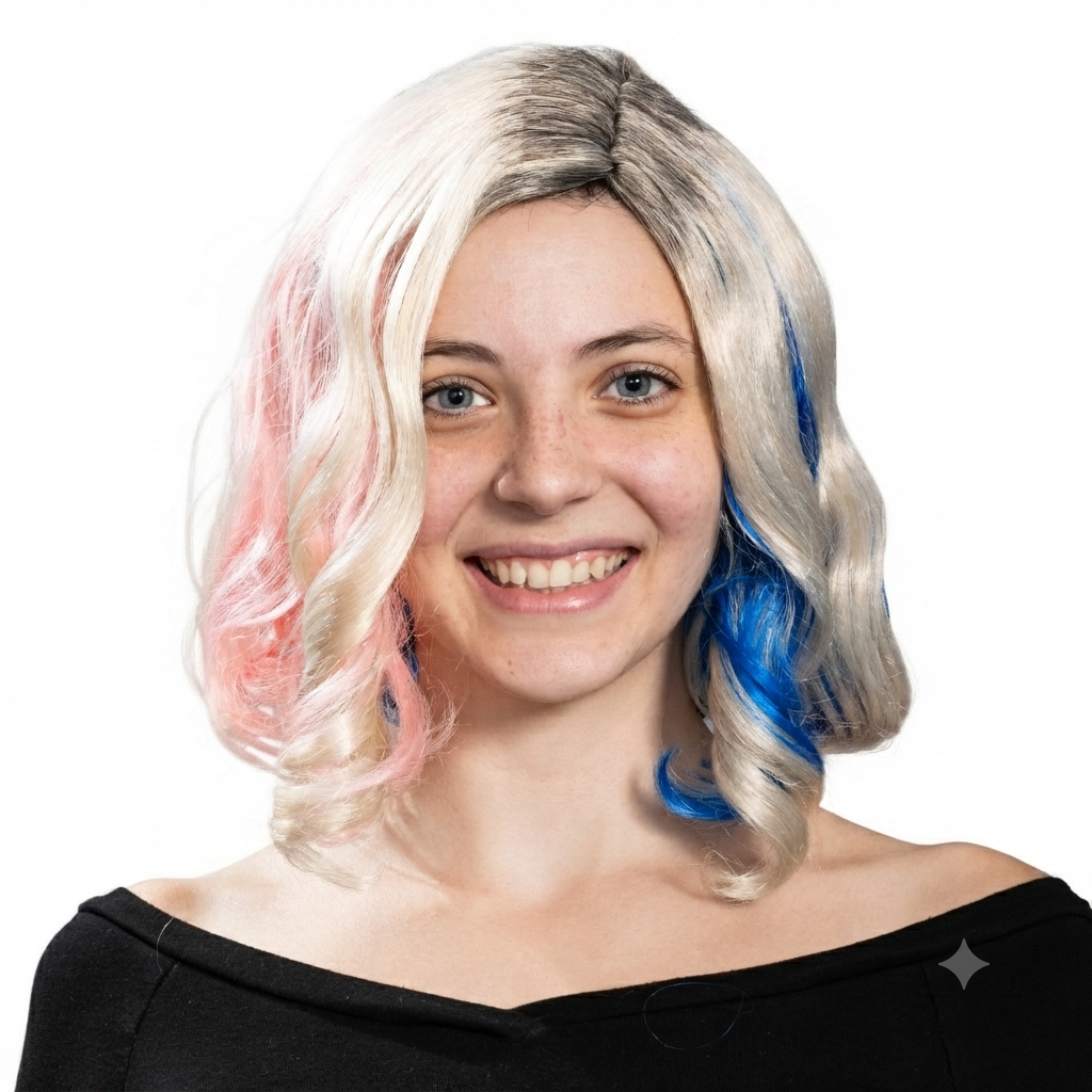 Enid The Werewolf Student Short Blonde Hair