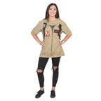 Ghostbuster Adult Short Sleeve Costume T-shirt with Back Print