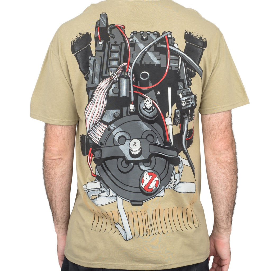 Ghostbuster Adult Short Sleeve Costume T-shirt with Back Print