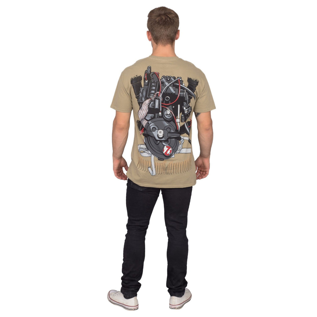 Ghostbuster Adult Short Sleeve Costume T-shirt with Back Print